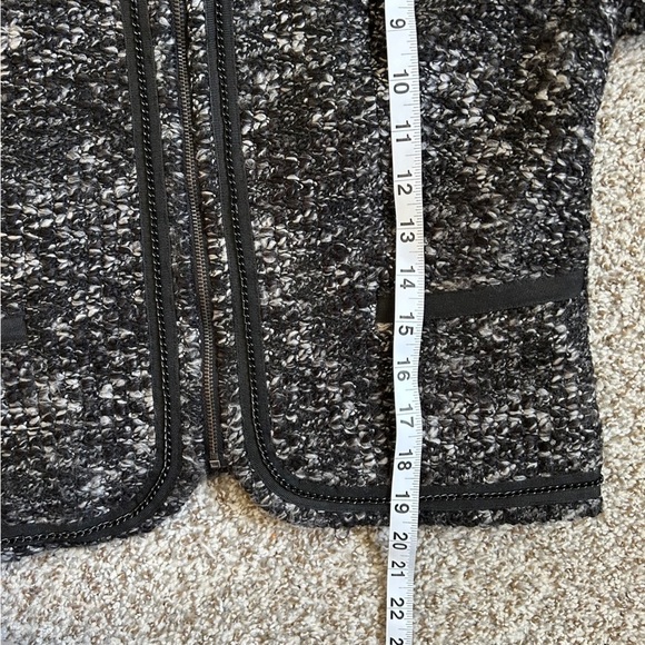 A. Giannetti Black Grey Tweed Blazer Suit Jacket Formal Small - Picture 7 of 7